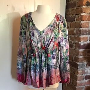 Sundance Floral Silk Top